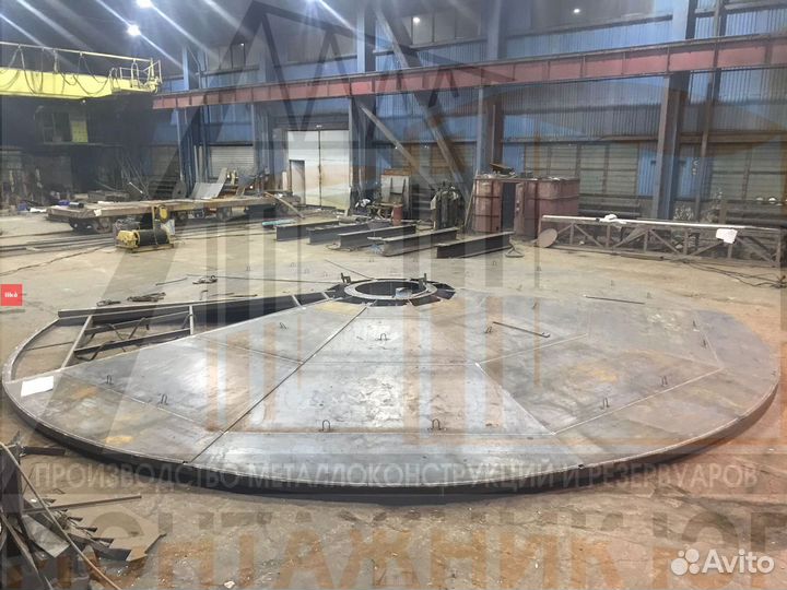 Резервуар Вертикальный стальной рвс-500 м3