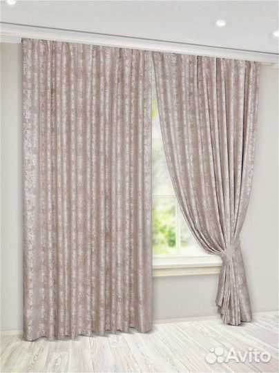 Шторы мрамор комплект новые