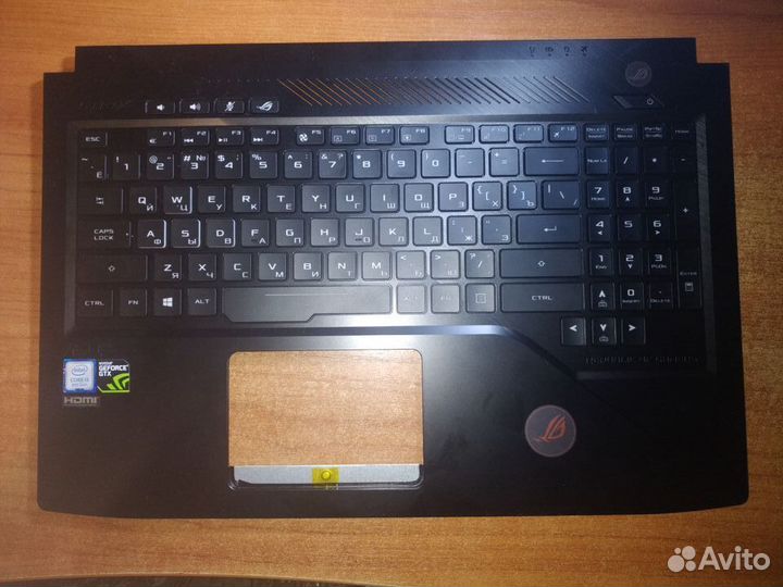 Топкейс с клавиатурой ноутбука Asus GL503