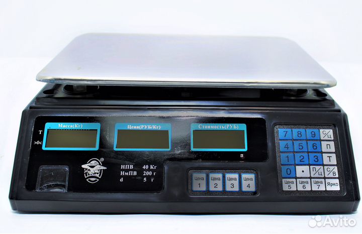 Весы торговые электронные настольные до 40 кг