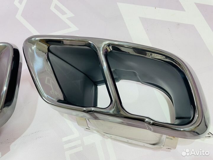 Насадки на глушитель BMW G05 M пакет 60i рест