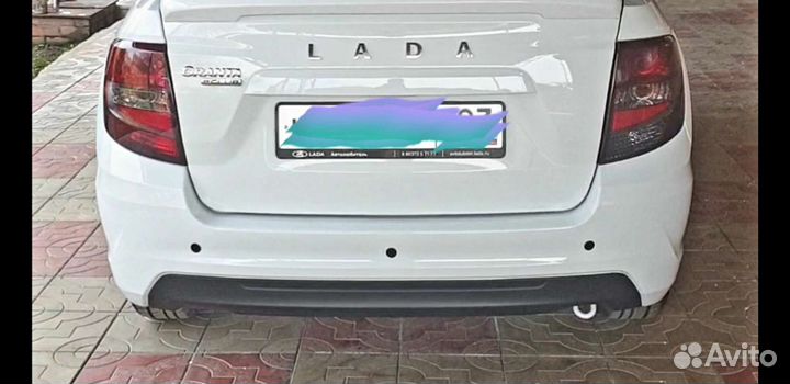 Задний бампер лада гранда фл