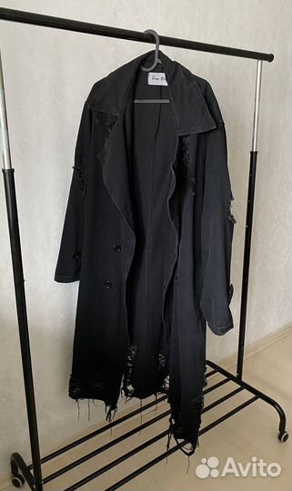 Джинсовое пальто