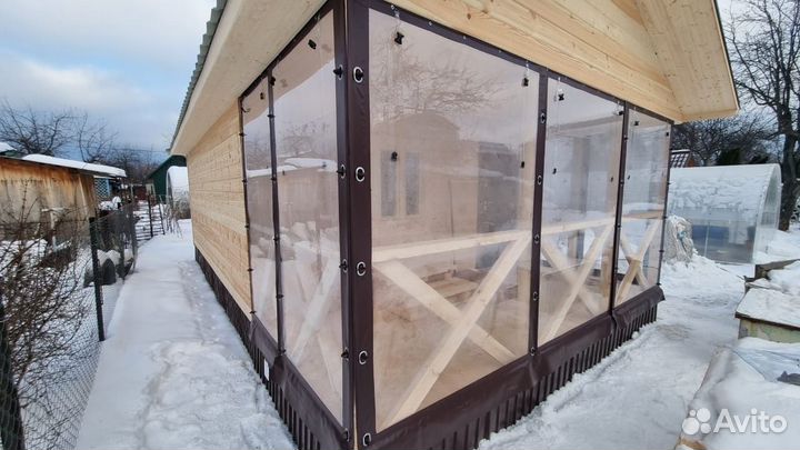 Мягкие окна от производителя круглый год