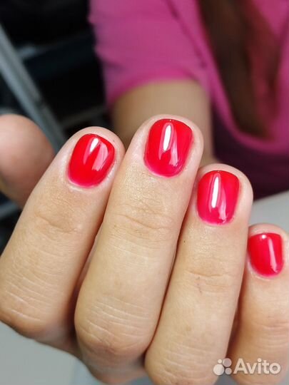 Маникюр с покрытием, наращивание ногтей