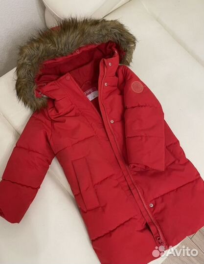 Пуховик для девочки 110