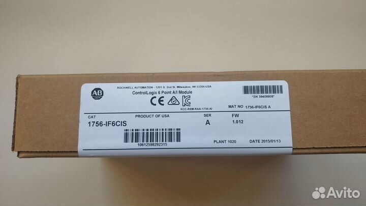 Allen Bradley 1756-if6cis