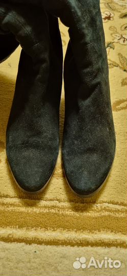 Сапоги женские зимние 40р замшевые