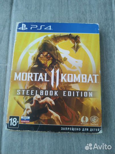 Mortal kombat 11 ps4 steelbook