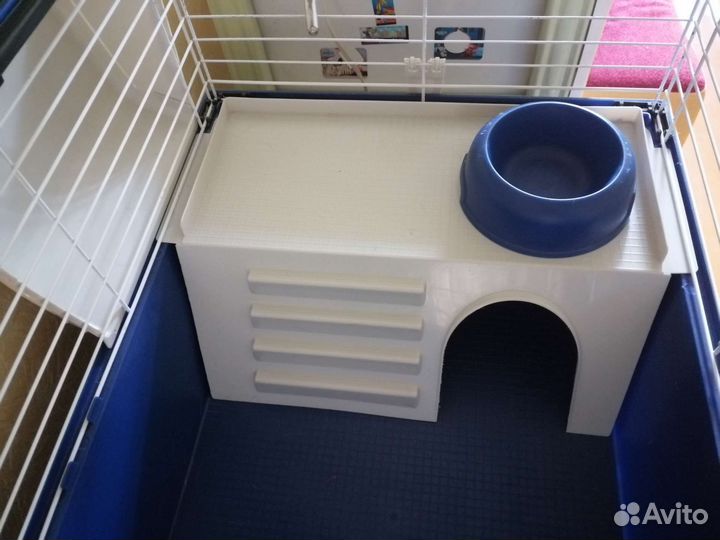 Клетка 78x48x50 б/у для морской свинки, кролика