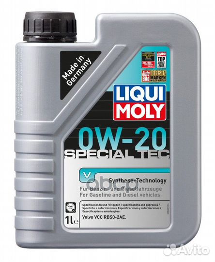 LiquiMoly 0W20 Special Tec V (1L) масло мотор