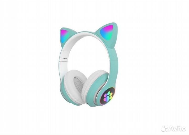 Беспроводные наушники с ушками детские
