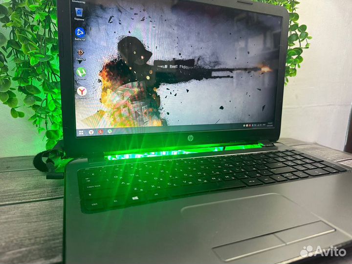 Игровой Ноутбук HP/4Ядра/8Gb/SSD/Radeon 2Gb