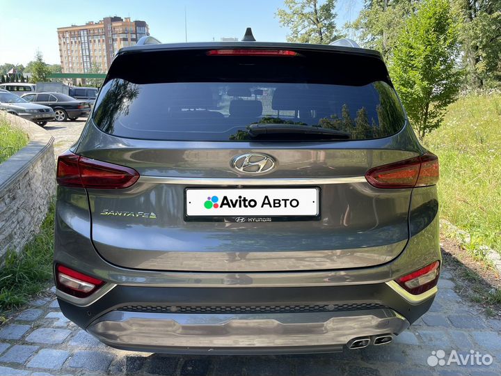 Hyundai Santa Fe 2.0 AT, 2019, 92 000 км