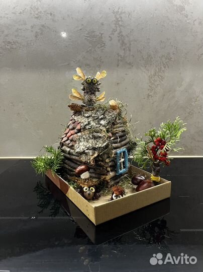 Осенняя поделка из природных материалов