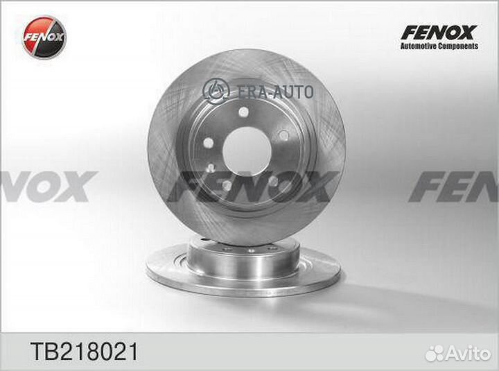 Fenox TB218021 Диск тормозной Chevrolet Cruze 09, Orlando 10, Opel Astra J 09