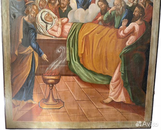 Икона успение большая храмовая 19 век