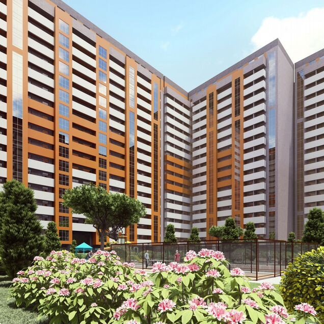 1-к. квартира, 38,6 м² (Армения)