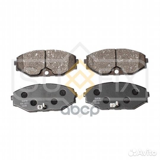 Колодки тормозные дисковые перед прав/лев S