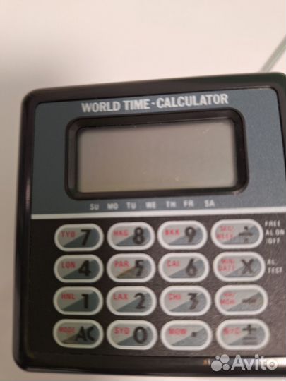 Часы-будильник-радио-калькулятор, новые, в упаков