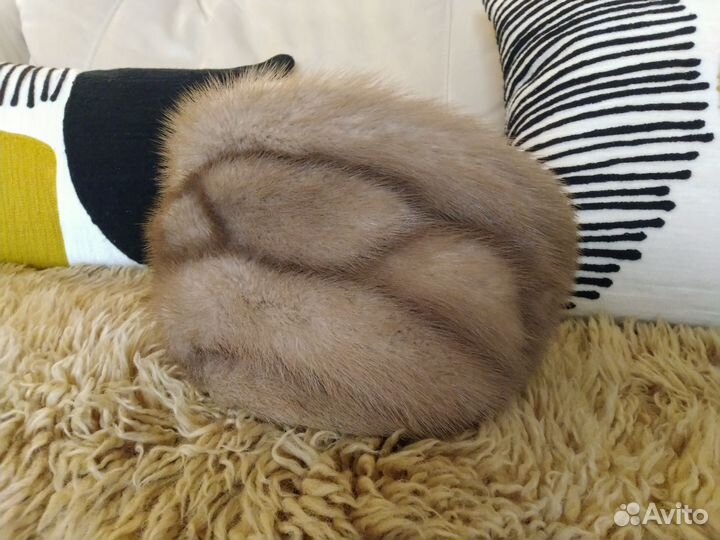 Шапка норковая женская + перчатки с мехом