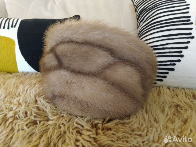 Шапка норковая женская + перчатки с мехом