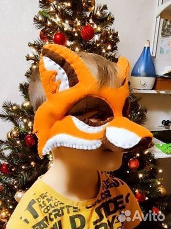 Костюм лисы маска и хвост