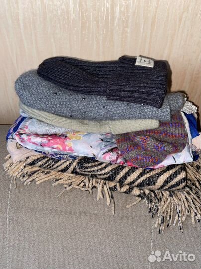 Шапки, шарфы, снуд, перчатки, варежки женские