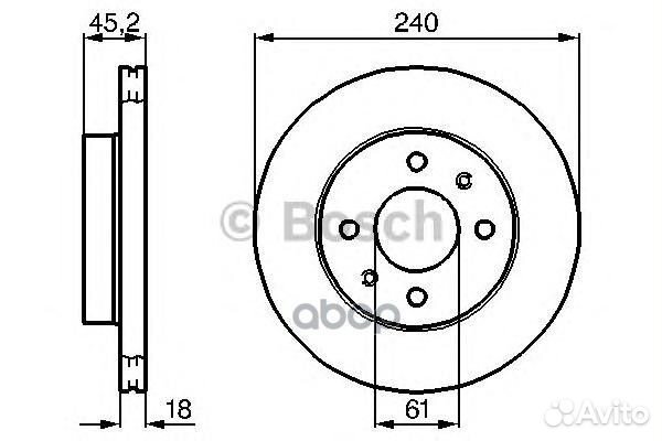 0 986 478 533 диск тормозной передний Nissan S