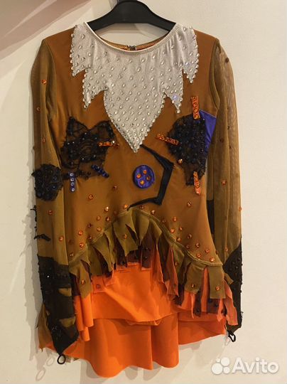 Платье для выступлений фигурное катание р. 104