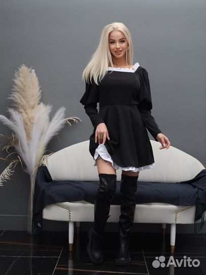 Платье новое в стиле Уэнсдэй