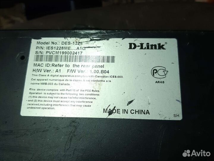 DLink DES-1228 1026G Huawei S2326TP EthernetSwitch