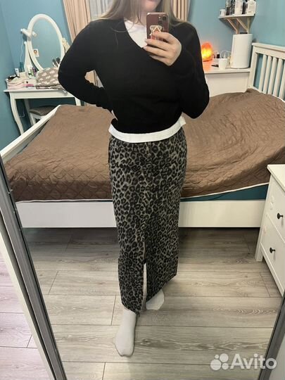 Юбка леопапд sela