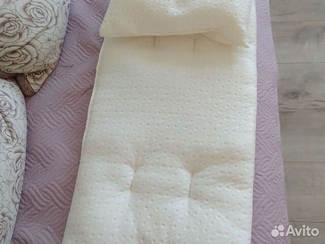 Матрасик с подушкой в коляску