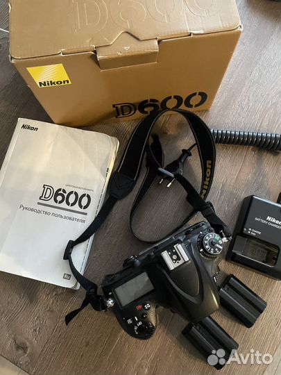 Зеркальный фотоаппарат nikon d600 полнокадровый