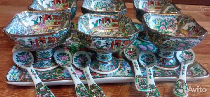 Китайский фарфоровый сервиз 1950г