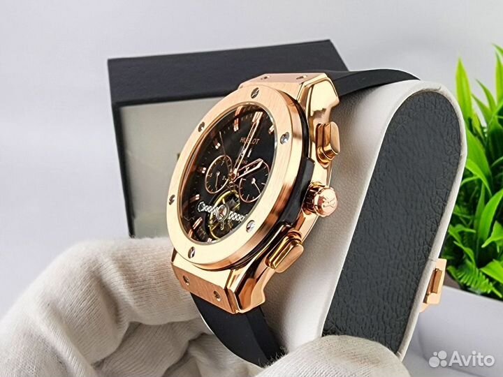 Мужские часы Hublot механические gold