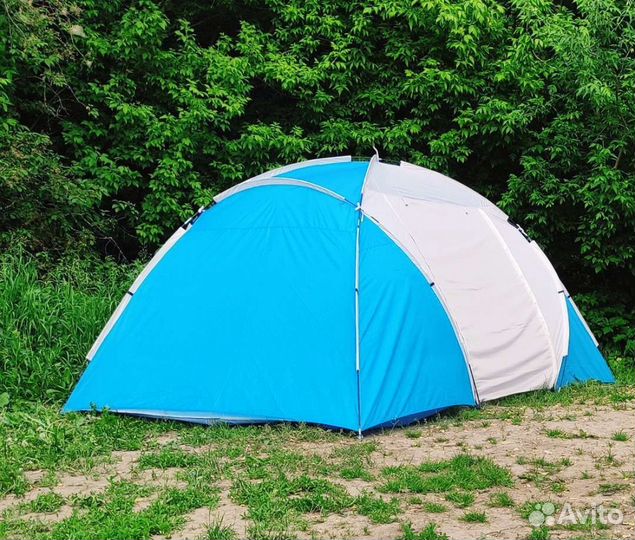 Палатка туристическая 4 местная 2х комн с тамбуром