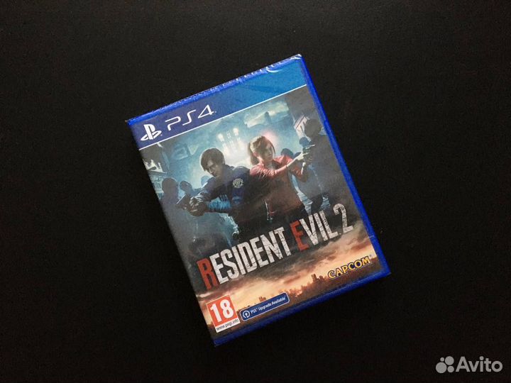 Resident Evil 2 remake PS4 диск