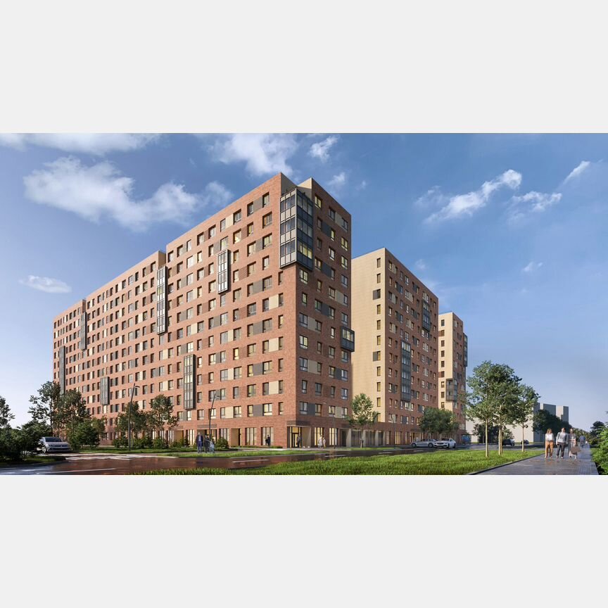 2-к. квартира, 48,3 м², 3/12 эт.