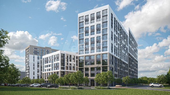 2-к. квартира, 54 м², 2/14 эт.