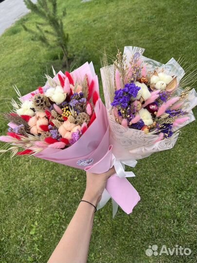 Букеты из сухоцветов