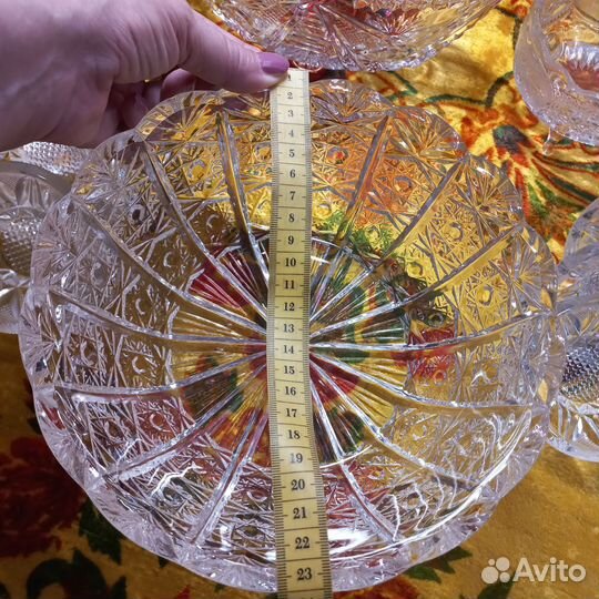 Ваза хрустальная СССР