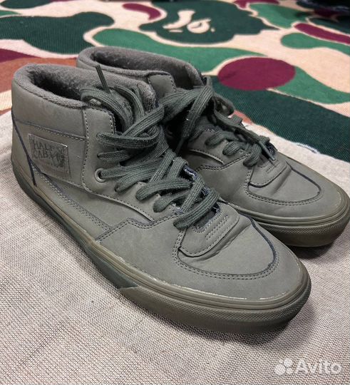 Vans half cab pro с толстой стелькой realtree