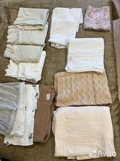 Пеленки: муслин, хлопок, непромокающие