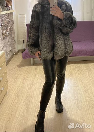 Шуба из чернобурки 46 48