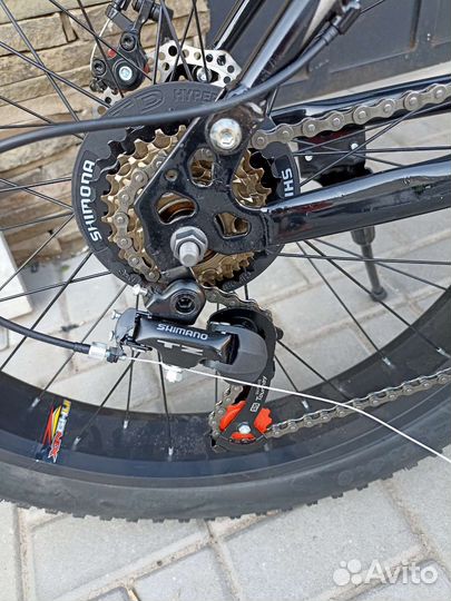 Новый фетбайк 26 колеса,двухподвес,21 скорость