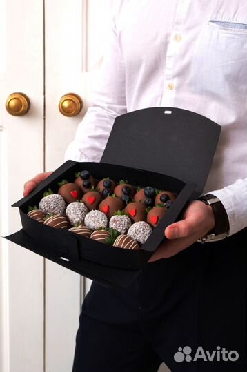 Набор клубники в бельгийском шоколаде