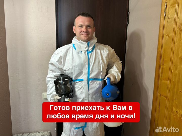 Уничтожение тараканов, травля клопов с гарантией