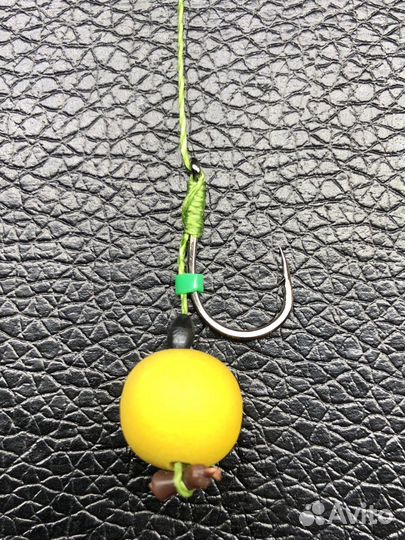 Карповые поводки для ловли на бойлы с волосом